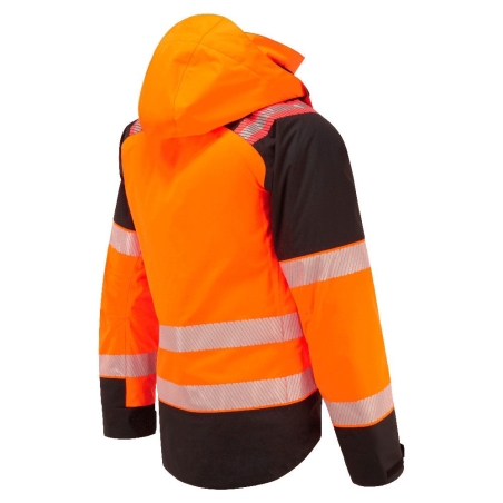 Parka haute visibilité ignifugée multirisque arc électrique classe 2 Orange/noir – Portwest FR606