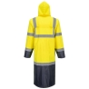 Manteau de pluie haute visibilité contraste 122 cm classe 3 Jaune/marine – Portwest H446