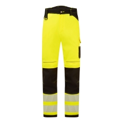 Pantalon haute visibilité extensible léger stretch PW3 Jaune/noir – Portwest PW303