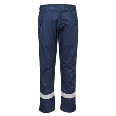 Pantalon multirisques ignifugé antistatique arc électrique 280g Marine – Portwest FR417