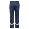 Pantalon multirisques ignifugé antistatique arc électrique 280g Marine – Portwest FR417