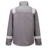 Veste multirisques ignifugée antistatique protection chimique 280g Gris – Portwest FR609
