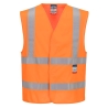 Gilet haute visibilité résistant à la flamme classe 2 Orange – Portwest FR75