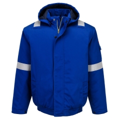 Blouson bombers ignifugé multirisque arc électrique Bleu royal – Portwest FR731
