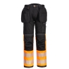 Pantalon holster haute visibilité classe 1 multipoches Orange/noir – Portwest PW307