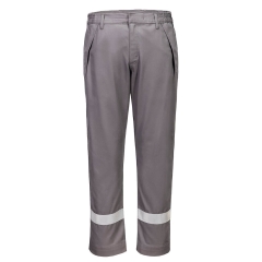 Pantalon multirisques ignifugé antistatique arc électrique 280g Gris – Portwest FR417