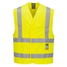 Gilet haute visibilité résistant à la flamme classe 2 Jaune – Portwest FR75