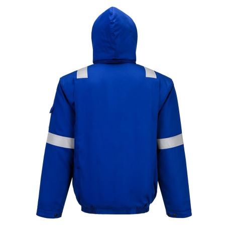 Blouson bombers ignifugé multirisque arc électrique Bleu royal – Portwest FR731
