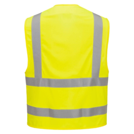 Gilet haute visibilité résistant à la flamme classe 2 Jaune – Portwest FR75
