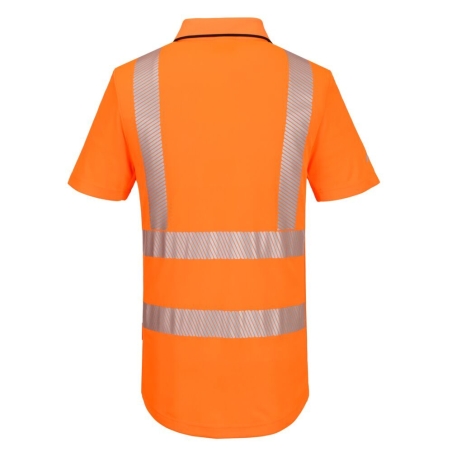 Polo haute visibilité manches courtes classe 2 Orange – Portwest KX302
