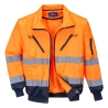 Blouson pilote 3 en 1 haute visibilité classe 3 Orange/marine – Portwest PJ50