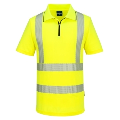 Polo haute visibilité manches courtes classe 2 Jaune – Portwest KX302