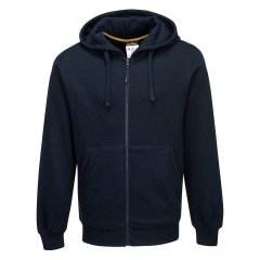 Sweatshirt zippé à capuche coupe moderne Cotton Plus Marine – Portwest KS31NAR