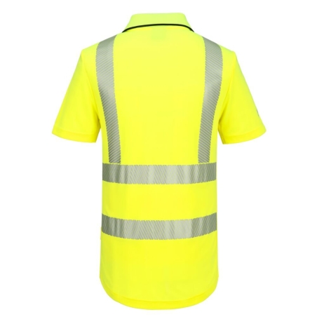 Polo haute visibilité manches courtes classe 2 Jaune – Portwest KX302