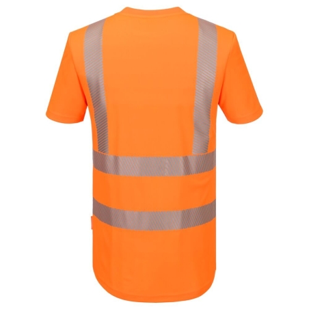 Tee-shirt sport haute visibilité classe 2 respirant Orange – Portwest KX301