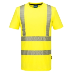 Tee-shirt sport haute visibilité classe 2 respirant Jaune – Portwest KX301