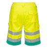 Short haute visibilité léger poly-coton jusqu'aux genoux Jaune/théal – Portwest L043