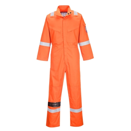 Combinaison ignifugée multirisque certifiée arc électrique Orange – Portwest FR93
