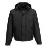 Blouson imperméable respirant doublure polaire capuche cachée Noir – Portwest S503