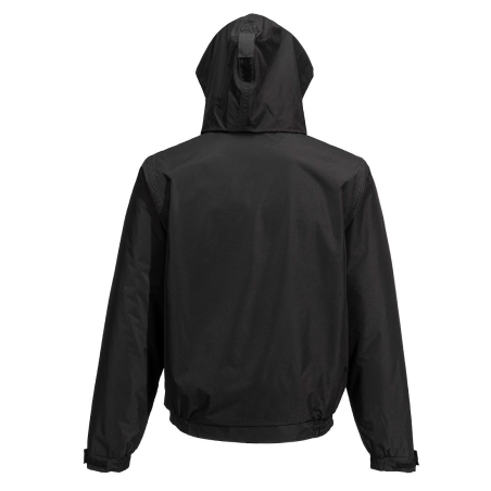Blouson imperméable respirant doublure polaire capuche cachée Noir – Portwest S503
