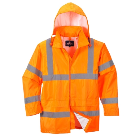 Veste de pluie haute visibilité classe 3 EN ISO 20471 Orange – Portwest H440