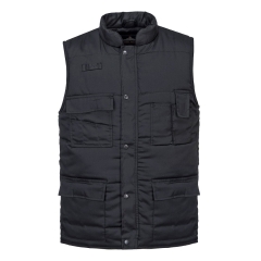 Gilet de travail classique multipoches Shetland Noir – Portwest S414