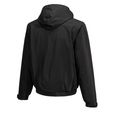 Blouson imperméable respirant doublure polaire capuche cachée Noir – Portwest S503