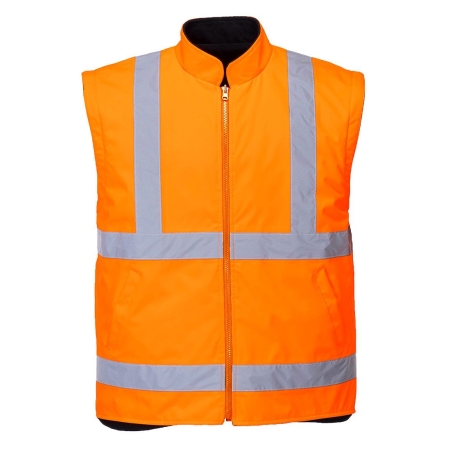 Parka 5 en 1 haute visibilité imperméable classe 3 Orange/marine – Portwest S766