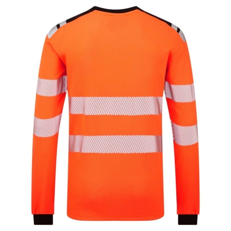 Tee-shirt manches longues haute visibilité ignifugé antistatique Orange/noir – Portwest FR736