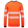 Tee-shirt manches longues haute visibilité ignifugé antistatique Orange/noir – Portwest FR736