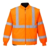 Parka 5 en 1 haute visibilité imperméable classe 3 Orange/marine – Portwest S766