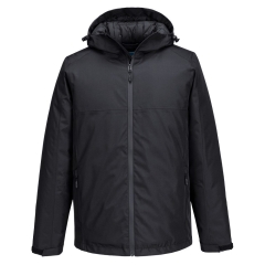 Parka imperméable respirante à capuche réglable Noir – Portwest S611