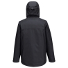 Parka imperméable respirante à capuche réglable Noir – Portwest S611