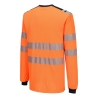 Tee-shirt manches longues haute visibilité ignifugé antistatique Orange/marine – Portwest FR736