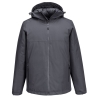Parka imperméable respirante à capuche réglable Gris métal – Portwest S611