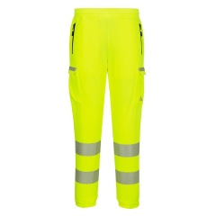 Jogging cargo haute visibilité classe 1 multipoches Jaune – Portwest KX348