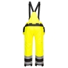 Pantalon de pluie à bretelles haute visibilité classe 2 Jaune/noir – Portwest PW356