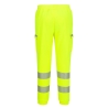 Jogging cargo haute visibilité classe 1 multipoches Jaune – Portwest KX348