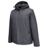 Parka imperméable respirante à capuche réglable Gris métal – Portwest S611