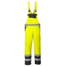 Cotte à bretelles haute visibilité imperméable classe 2 Jaune/noir – Portwest S488