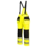 Pantalon de pluie à bretelles haute visibilité classe 2 Jaune/noir – Portwest PW356
