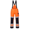 Pantalon de pluie multi normes arc électrique haute visibilité Orange/marine – Portwest MV71