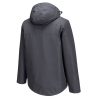 Parka imperméable respirante à capuche réglable Gris métal – Portwest S611