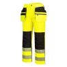 Pantalon de pluie à bretelles haute visibilité classe 2 Jaune/noir – Portwest PW356