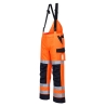 Pantalon de pluie multi normes arc électrique haute visibilité Orange/marine – Portwest MV71