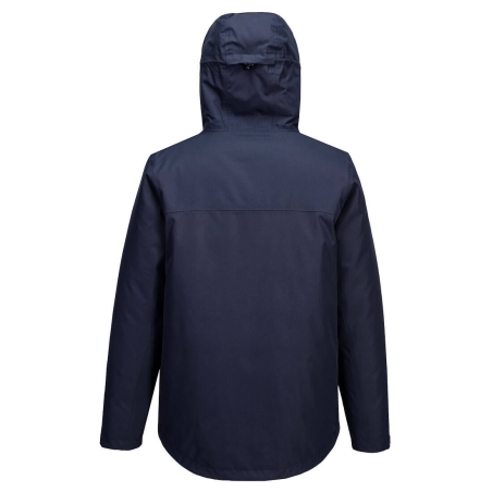 Parka imperméable respirante à capuche réglable Marine – Portwest S611