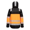 Veste de pluie imperméable haute visibilité classe 1 Orange/noir – Portwest PW368