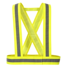 Baudrier haute visibilité réfléchissant ajustable Jaune – Portwest HV55