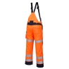 Pantalon de pluie multi normes arc électrique haute visibilité Orange/marine – Portwest MV71