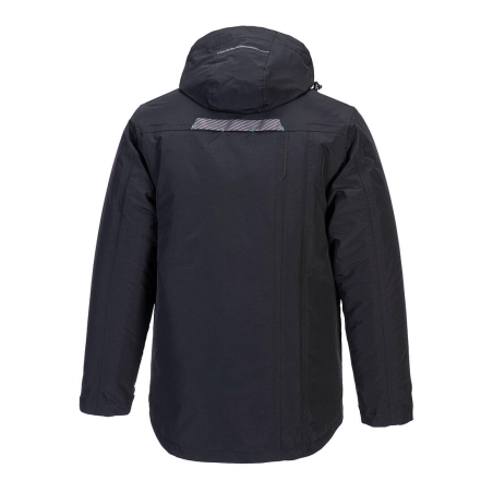 Parka de travail imperméable grand froid WX3 Noir – Portwest T740
